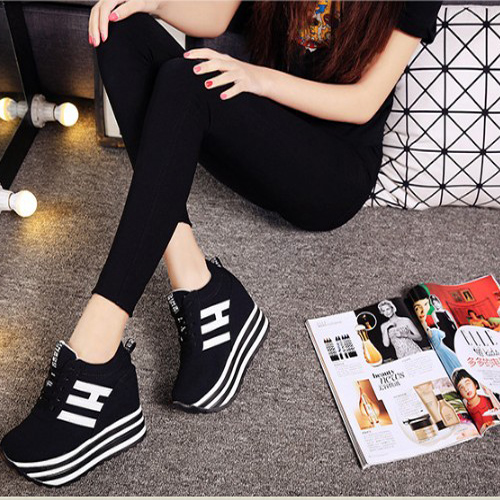 Giày cột dây nữ đế bằng BM038