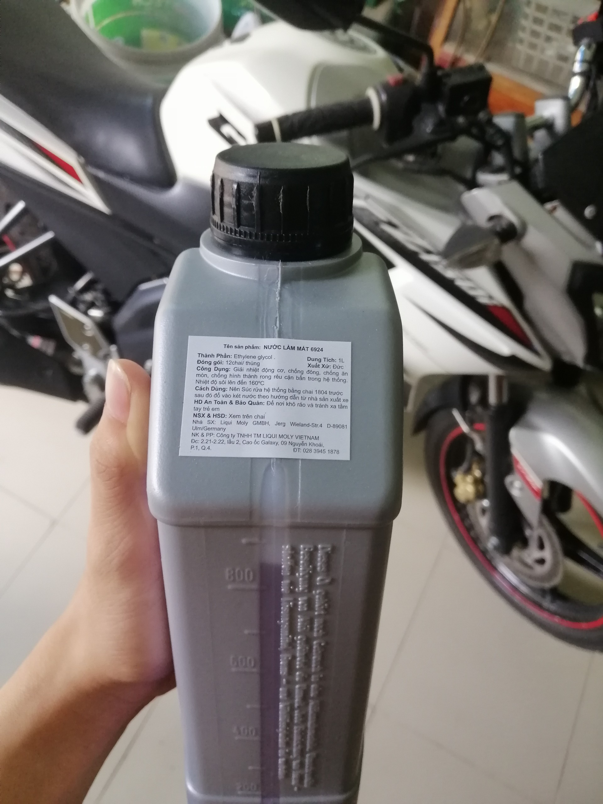 [HCM]Nước làm mát động cơ Liqui Moly đỏ pha sẵn RAF 12+