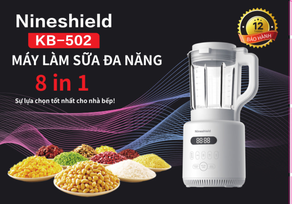 Máy làm sữa hạt đa năng Nineshield KB-502