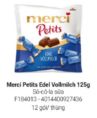 Kẹo Sô cô la (Chocolate) Storck merci Petits 125g