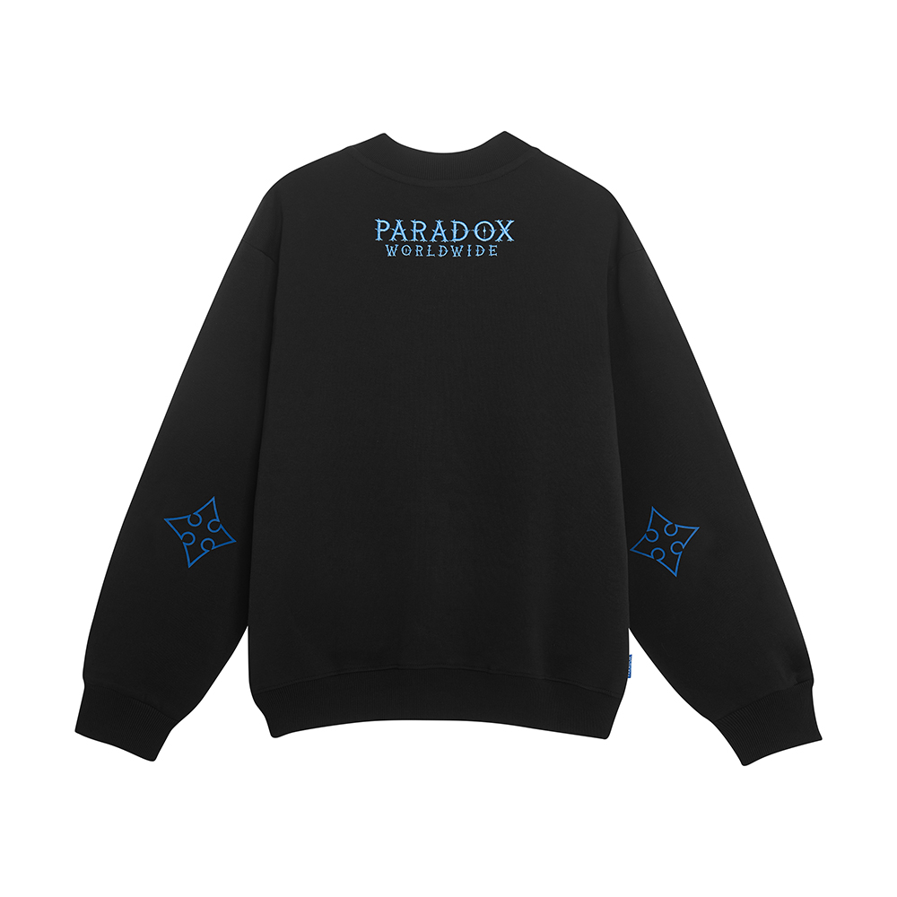 Áo sweater - Áo nỉ tay dài Paradox Vertical Embossing