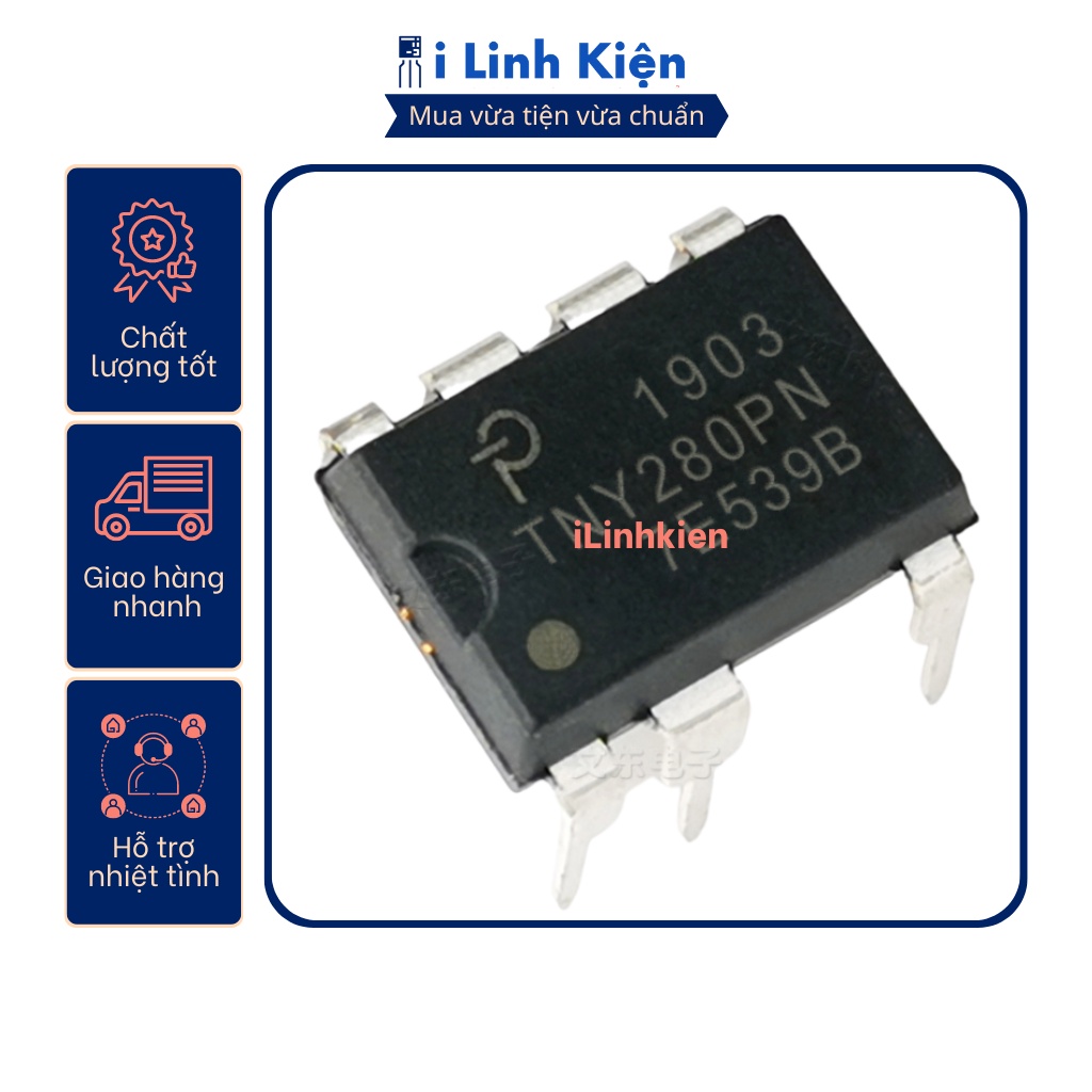 Ic nguồn tny280pn dip-7 chất lượng tốt