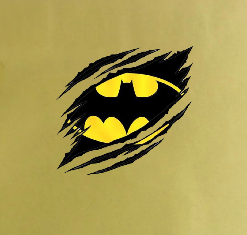 Sticker logo bat man-hình in ép nhiệt lên áo ,in pet-in ủitrực tiếp bằng bàn ủi,bàn là-bao đẹp,bền đẹp,sắc nét không bong chóc khi giặt- công nghệ in pet chuyển nhiệt- ủi trực tiếp lên vải, áo rất đẹp -majestic