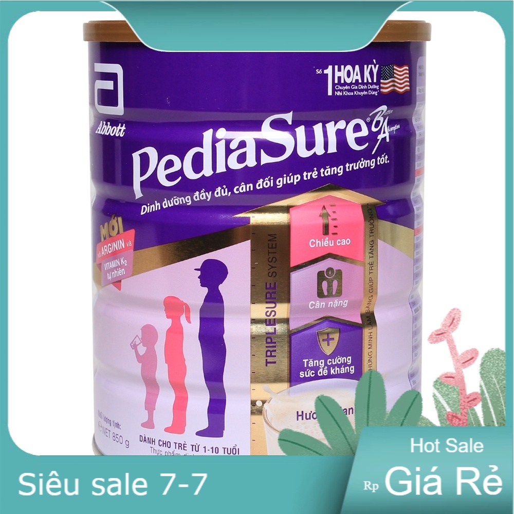 [HCM]Sữa bột PediaSure lon 900g Date mới nhất 2023