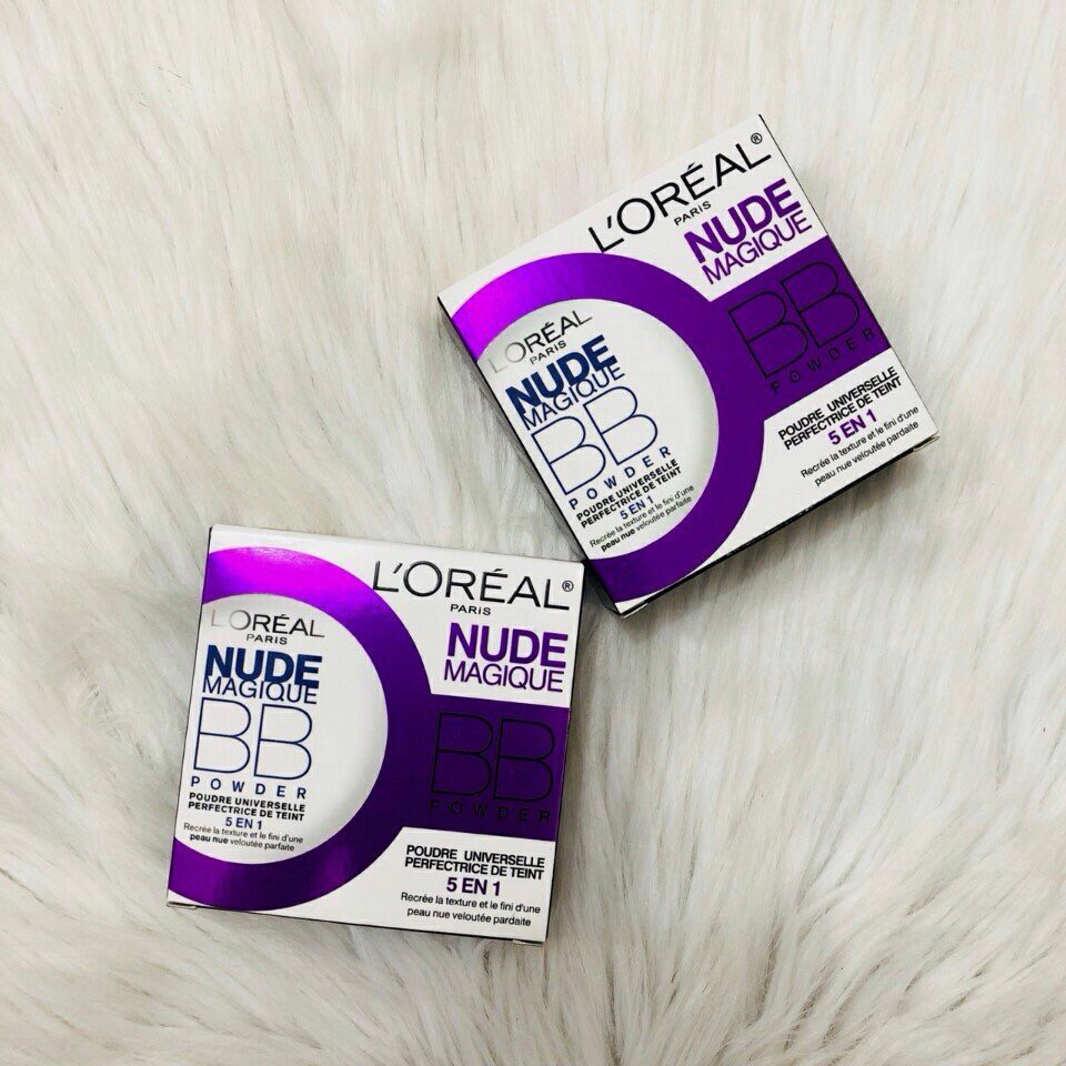 [HCM]PHẤN NÉN 2 TẦNG LOREAL CÓ KÈM BÔNG PHẤN MỊN