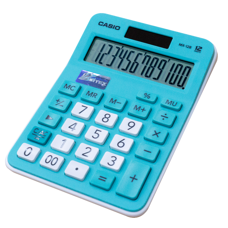 Máy tính CASIO MX-12B-GN Xanh lá