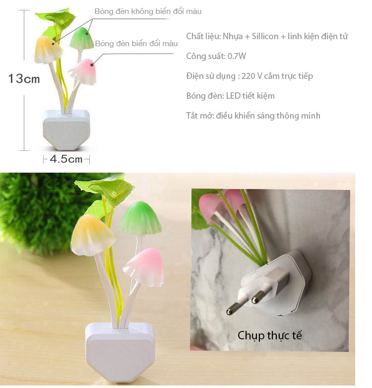 Đèn ngủ Led cảm ứng