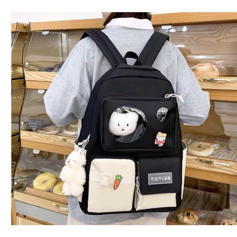SET BALO 4 món - Daumeibag phối màu- vừa a4