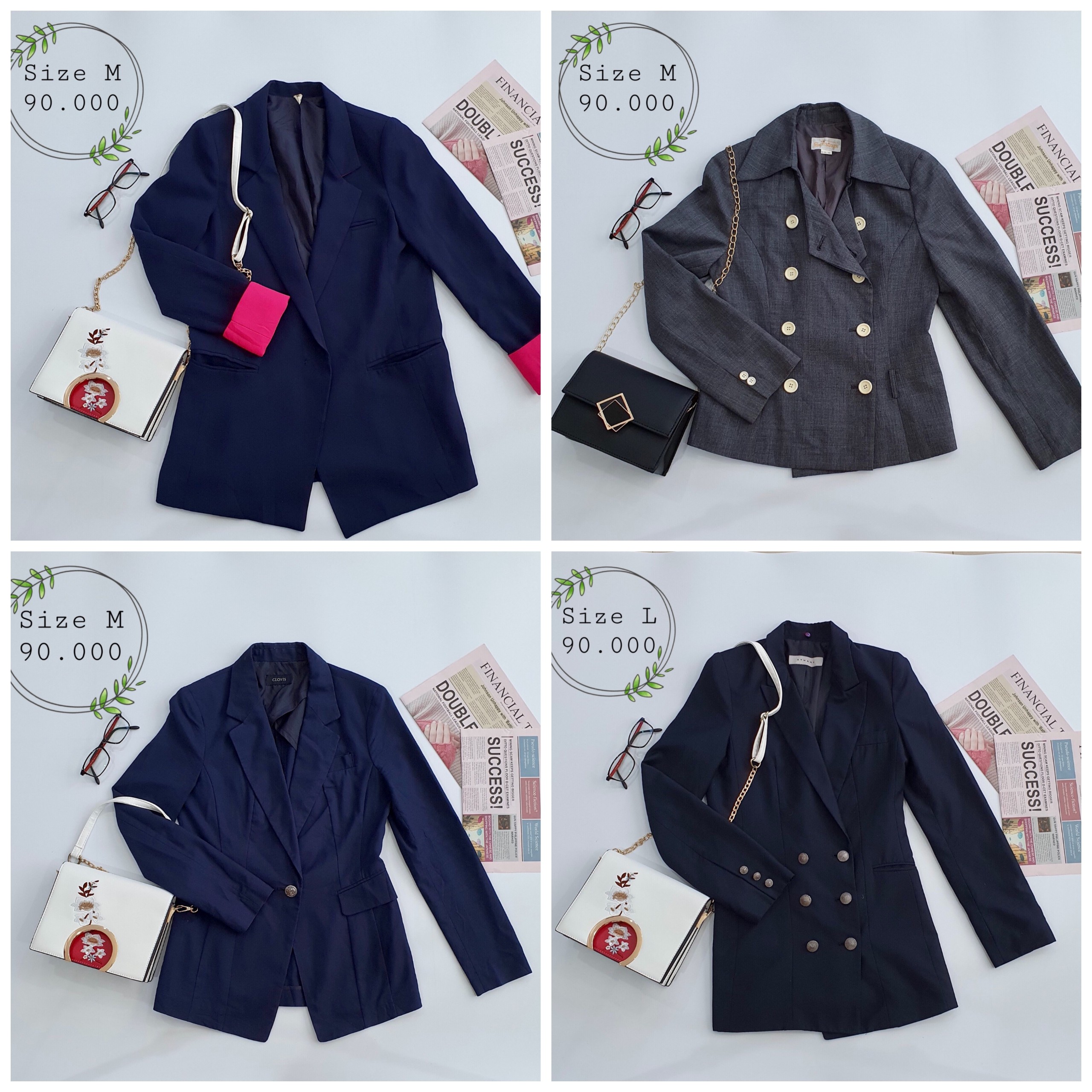 Vest, blazer nữ [2hand] đồng giá 90k