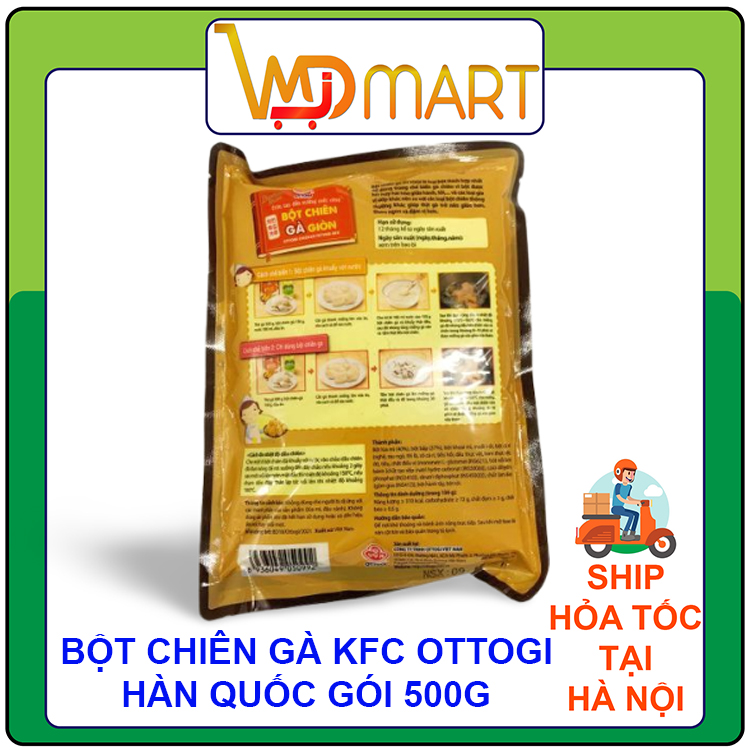 Bột chiên gà KFC Hàn quốc Ottogi gói 500g