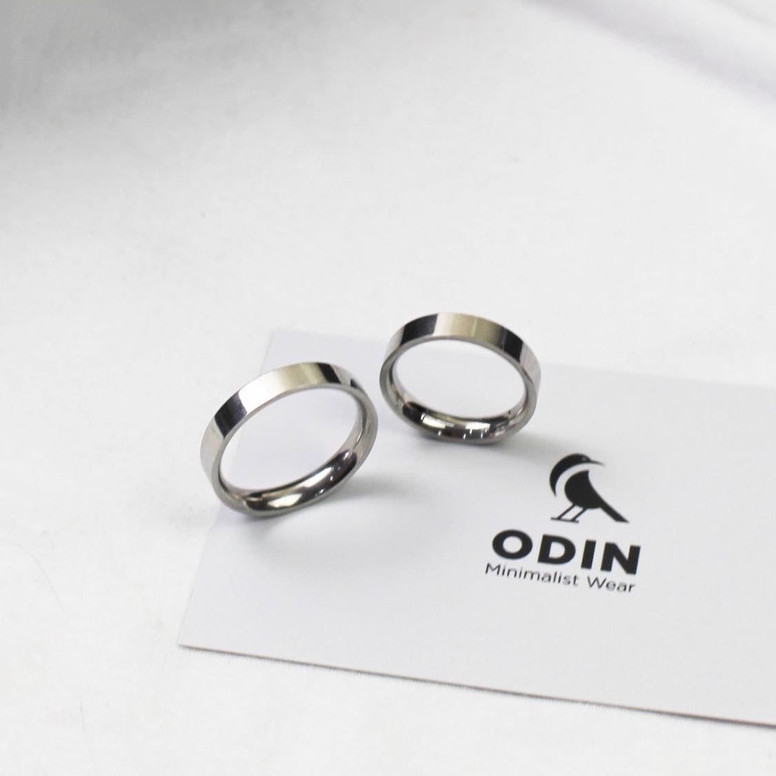 Nhẫn Minimal V2 - ODIN Thép Titanium KHÔNG GỈ