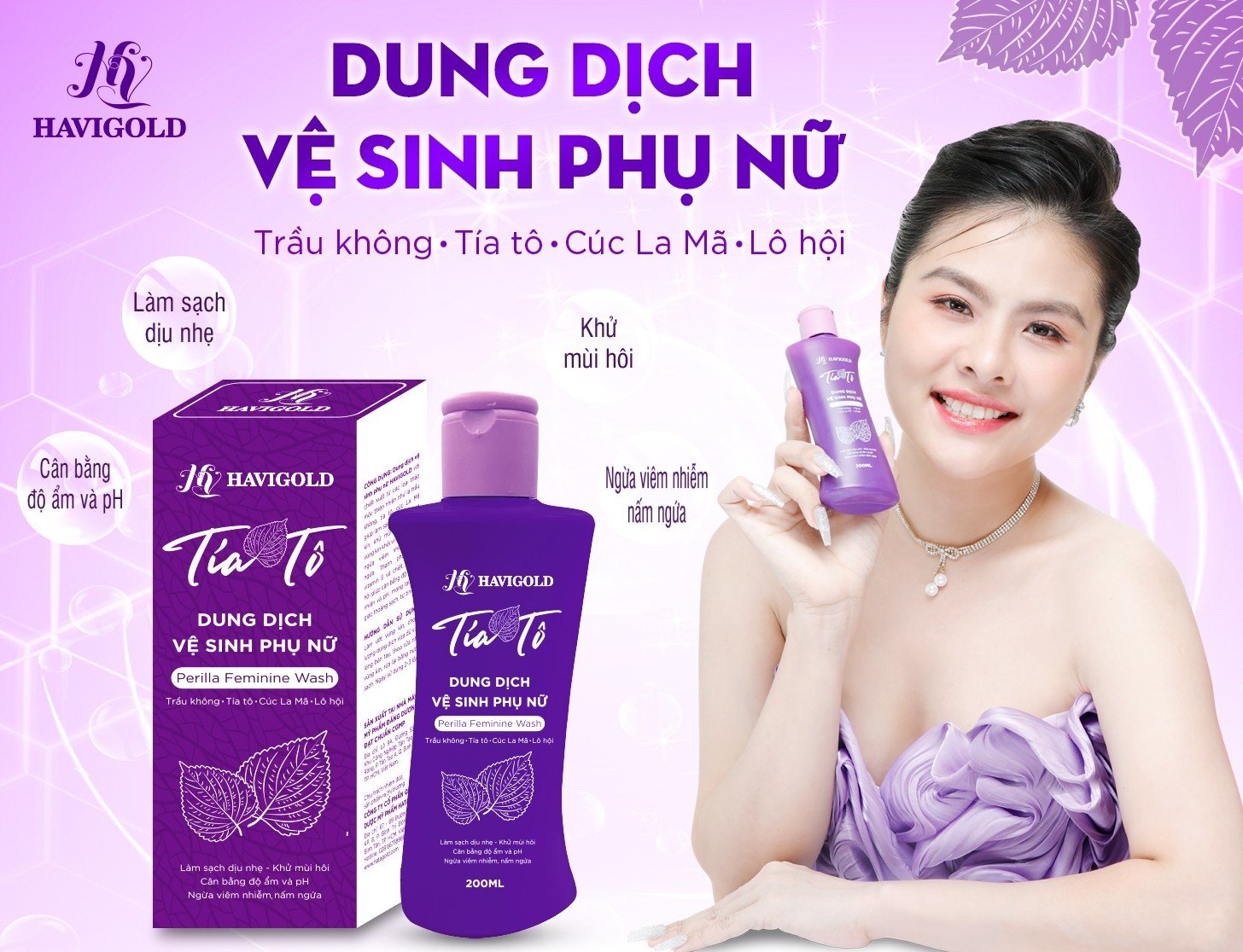 Havigold dung dịch vệ sinh phụ nữ 140ml