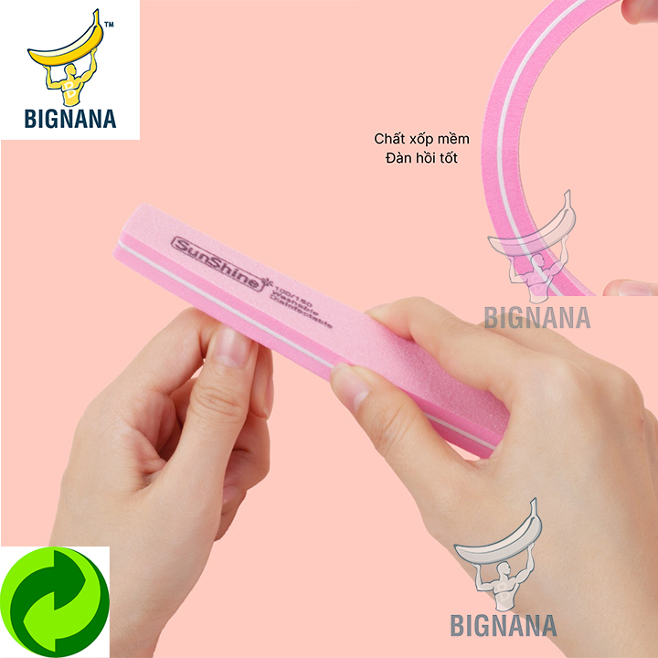 Dũa Móng Tay Nhỏ SunShine, Phào Dũa Móng Mịn, Buffer Phao Dũa 2 Mặt Làm Nail