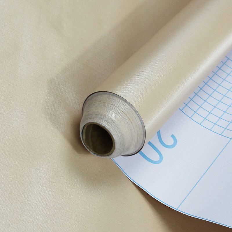 Cuộn 5m giấy dán tường Vàng nâu nhám khổ 45cm