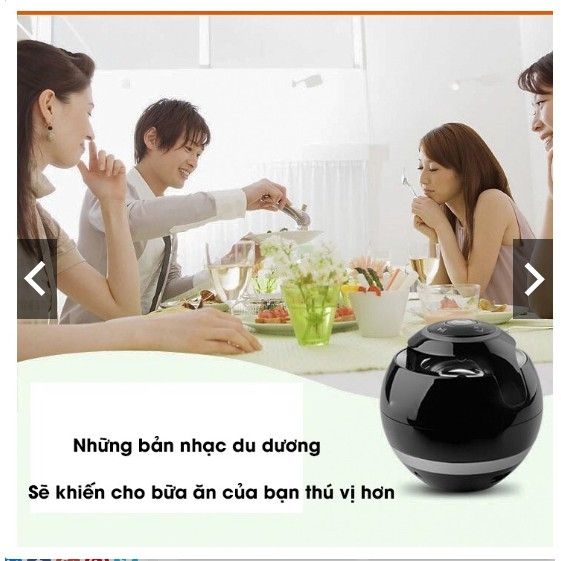 Loa Mini Trứng Bluetooth 360 độ nhấp nháy