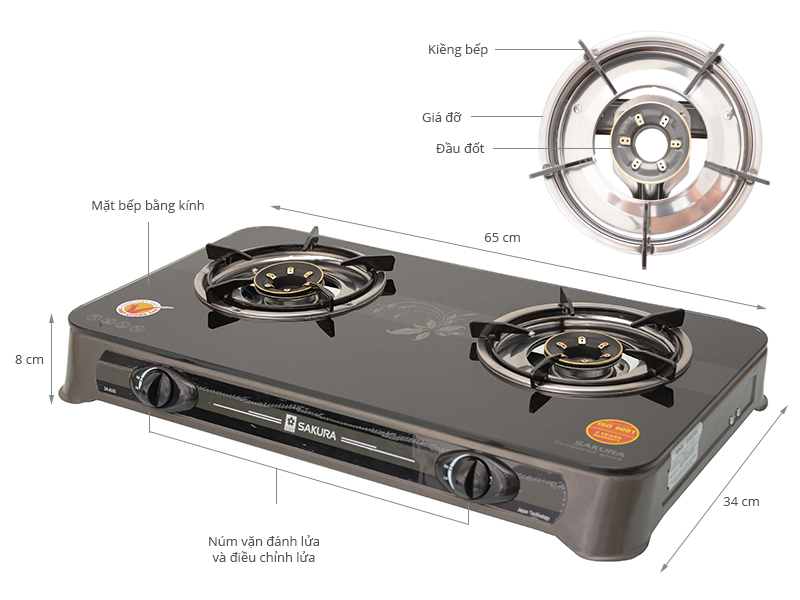 Bếp ga Sakura 650SG