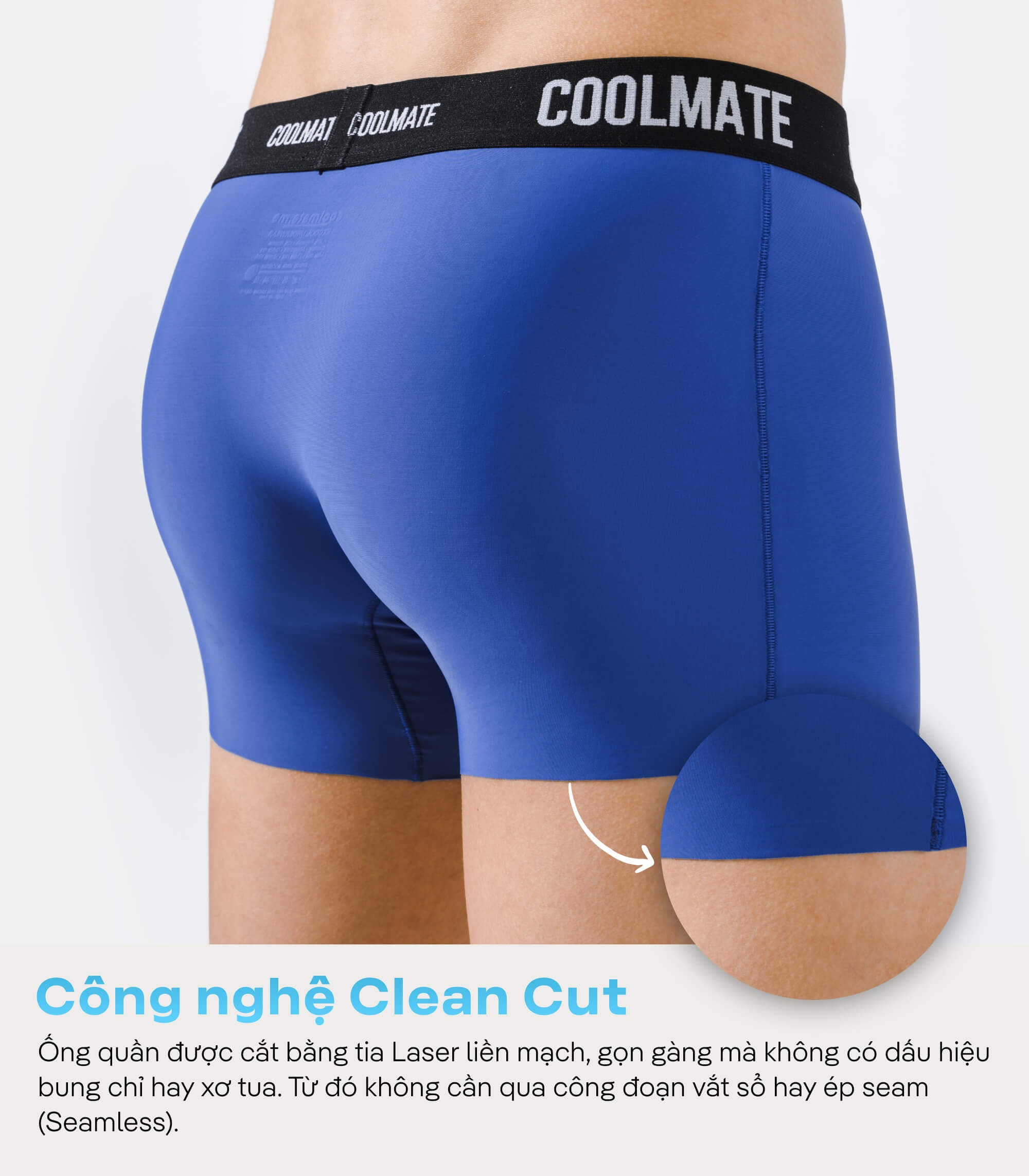 Combo 2 quần lót nam Trunk Excool Clean Cut - Coolmate [KHÔNG ĐỔI TRẢ]