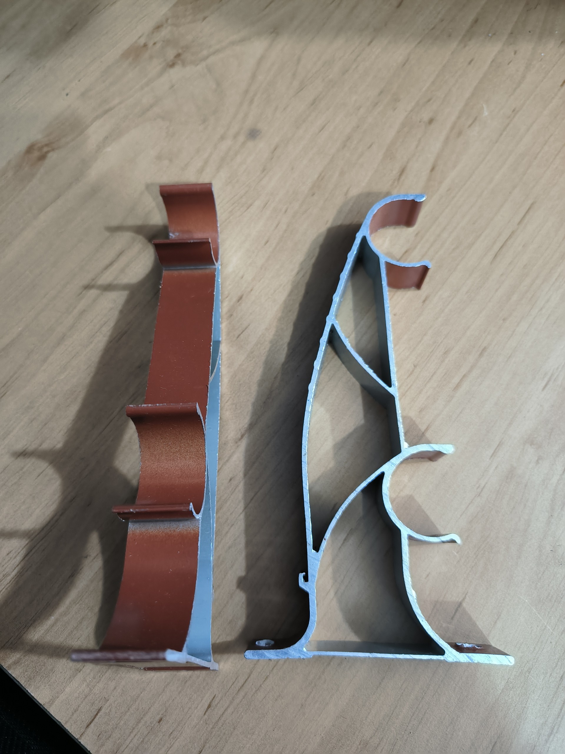BÁT ĐÔI (GIÁ ĐỠ ĐÔI) THANH TREO RÈM 2 LỚP (chiều dài 16cm) - Phụ kiện rèm cửa