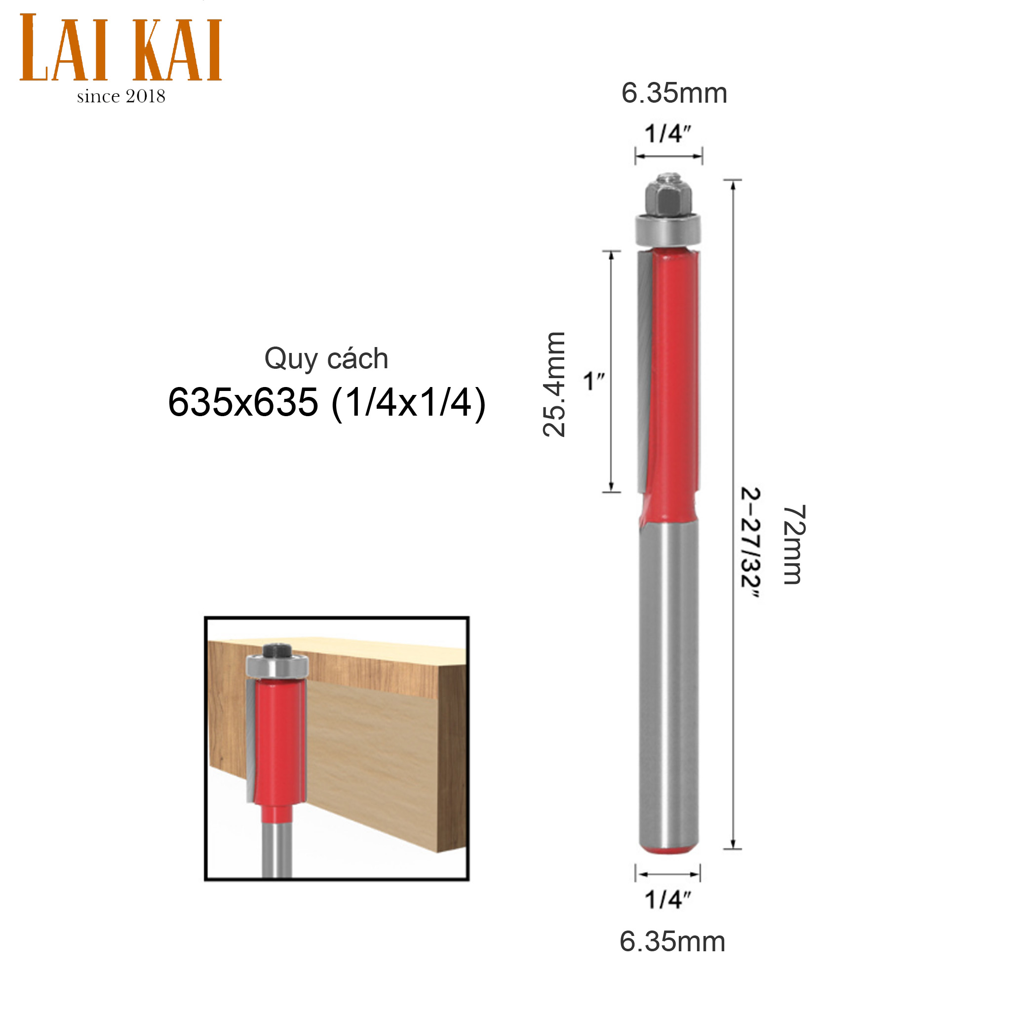 [HCM]Mũi phay thẳng đầu bi