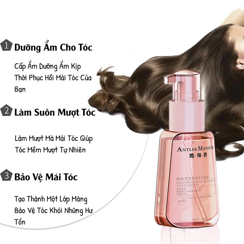 Tinh Chất Dưỡng Tóc Antler Monster Hair Care Essence Cải Thiện Tóc Xơ Khô Thiếu Sức Sống Dầu Nhờn Tóc Hư Tổn Sửa Chữa Phục Hồi Tóc