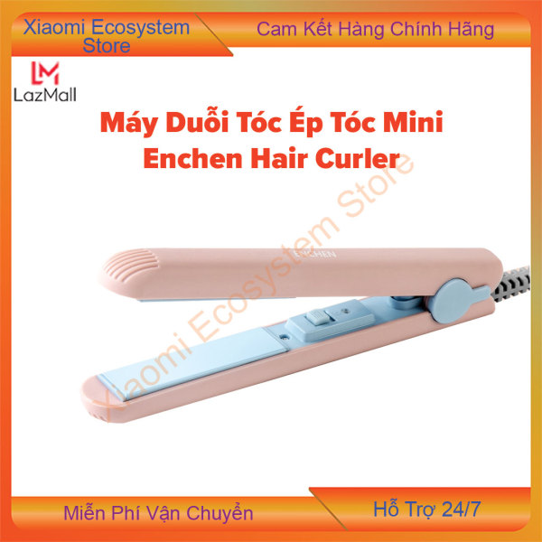 [Tặng MGG 30K] Máy duỗi tóc ép tóc mini Enchen hair curler ép thẳng uốn cụp tại nhà nhập khẩu