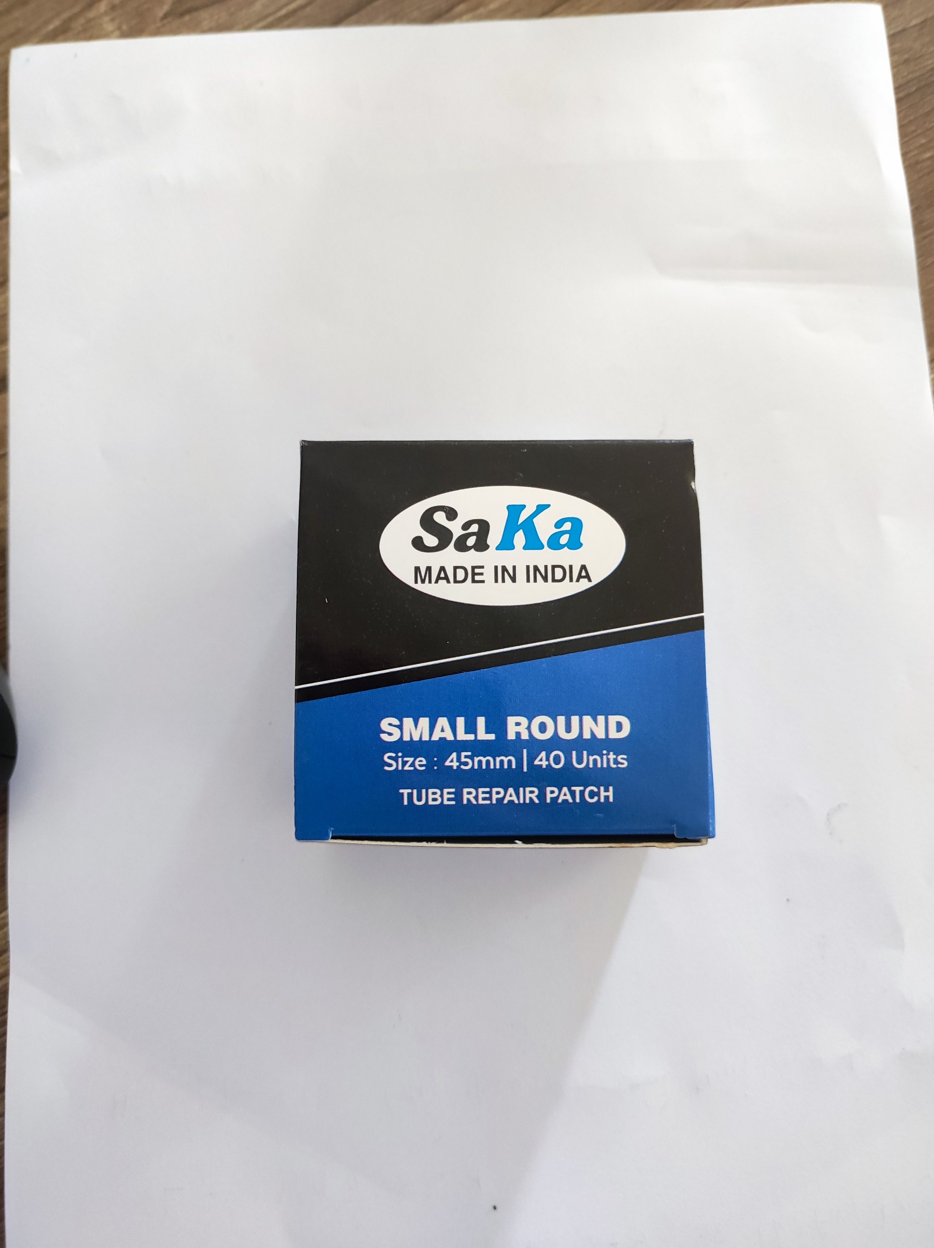 Miếng Vá Săm Lốp Xe Máy Ô Tô SAKA Small Round 43mm ( Hộp 40 miếng )