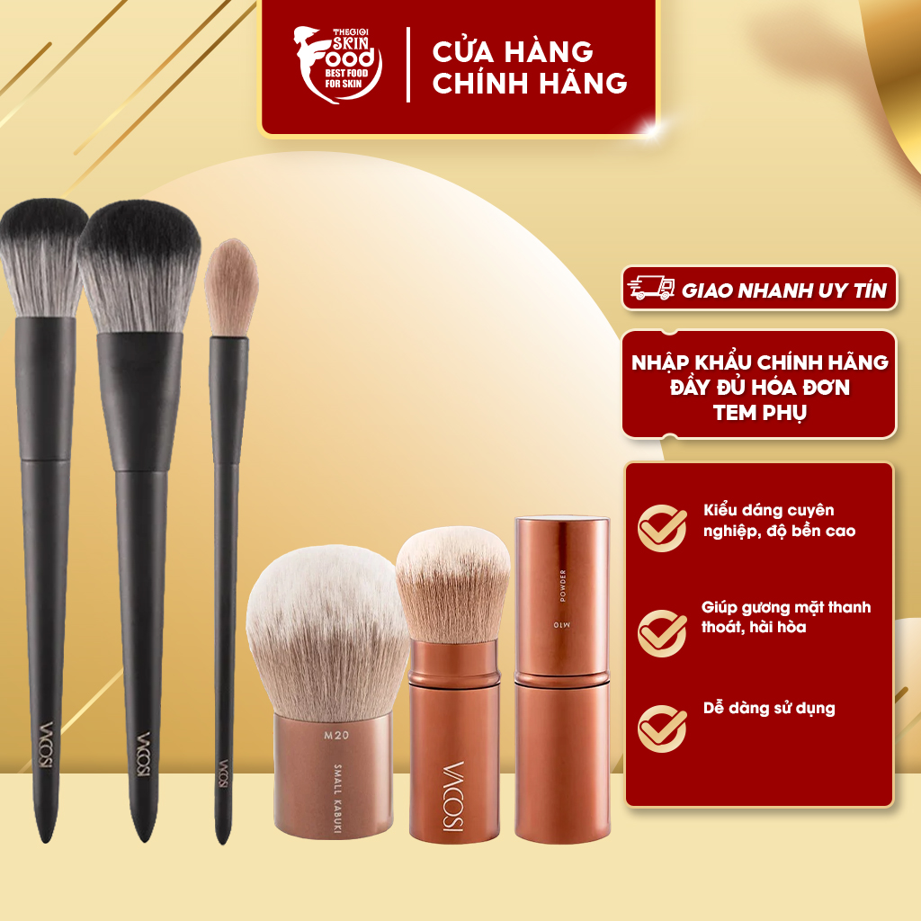 Cọ Phủ Phấn, Má Hồng Vacosi Powder Brush