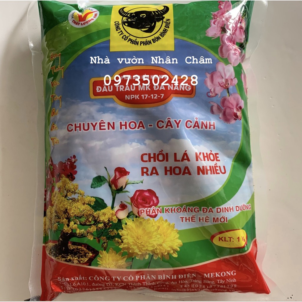 Phân bón Đầu trâu MK đa năng NPK 17-12-7