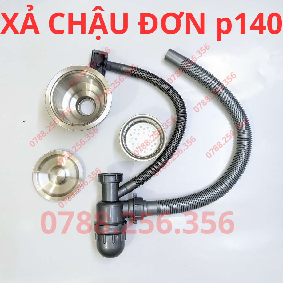 Bộ xả chậu chén đơn phi 110 và 140mm