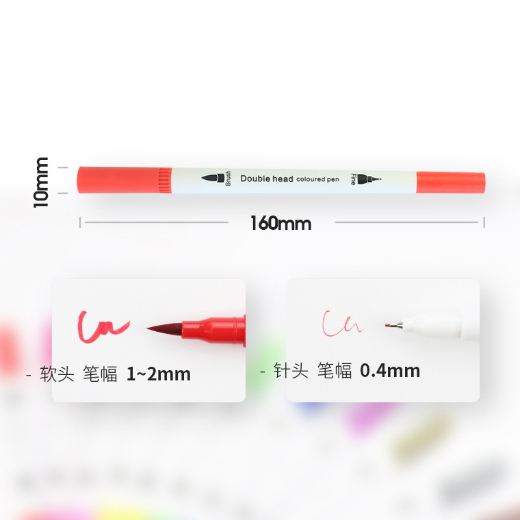 Bút cọ dual brush pens - Dual Tip Brush Pen