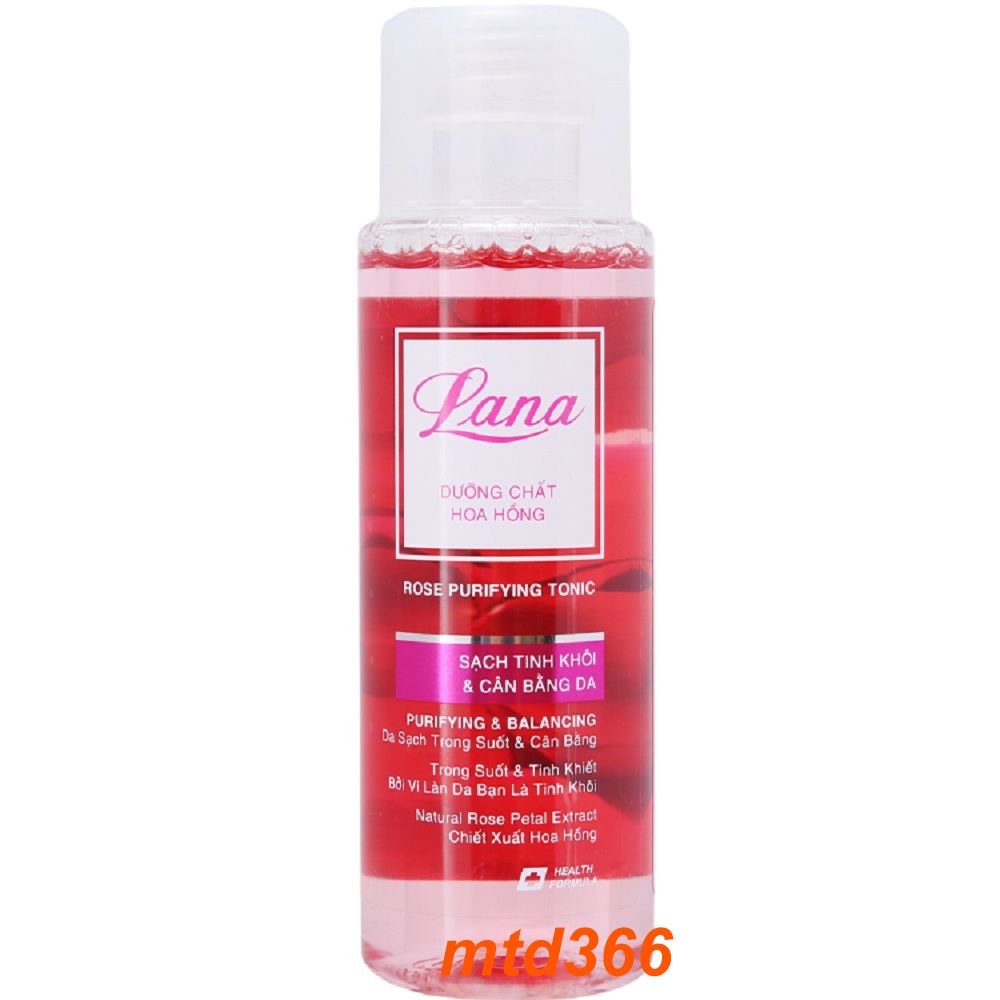 Nước Hoa Hồng 150ml Lana Giúp Cân Bằng Độ Ẩm, Làm Trắng Và Săn Chắc Da