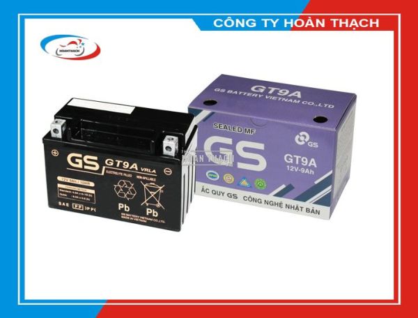 Bình Ắc Quy Khô GS GT9A có tuổi thọ cao, chất lượng ổn định - Bảo hành 6 tháng