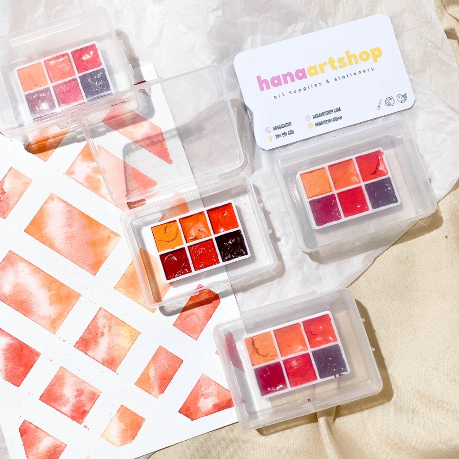 Pocket Màu Nước Paul Rubens Theo Set
