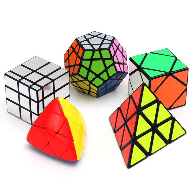 Trọn bộ lắp ráp RUBIK 2×2,rubik 3×3, rubik 4×4, rubik Megaminx,rubik Pyraminx hãng Qiyi