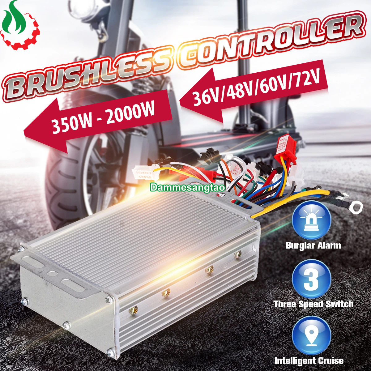 IC điều tốc xe điện đa năng 36V 48V 60V