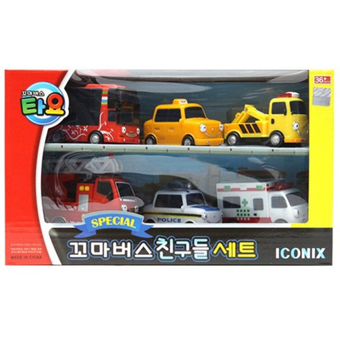 K-Toys [Tayo] Little Bus Friends Bộ 6