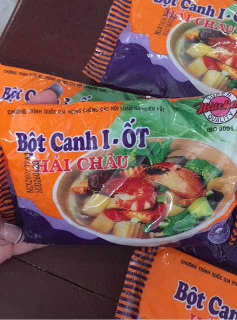 Combo 10 gói Bột Canh I-Ốt Hải Châu gói 190g