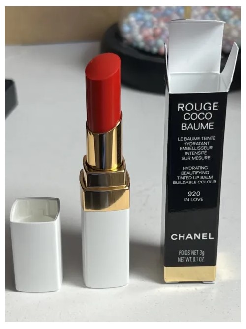 Son dưỡng có màu Chanel Rouge Coco Baume của Pháp thỏi 3gr các màu 914,  916, 918, 920, 924