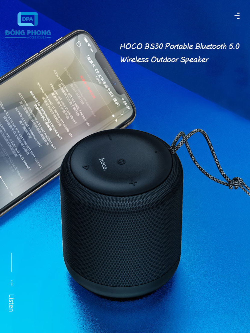 Loa Bluetooth Mini Hoco BS30 Chính Hãng V5.0 Sport Wireless Speaker