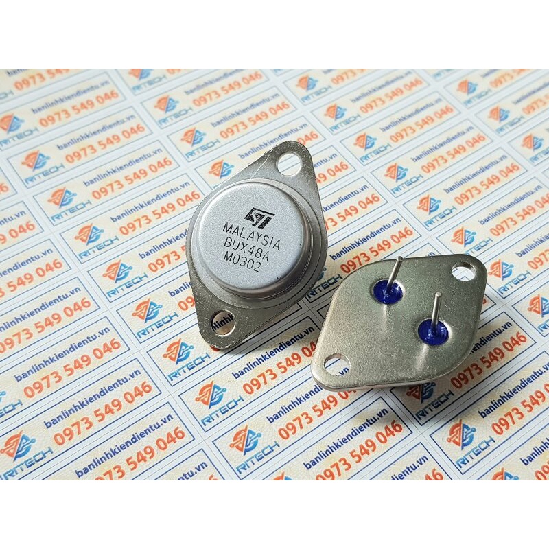 Bux48a transistor npn 15a 450v 175w to-3