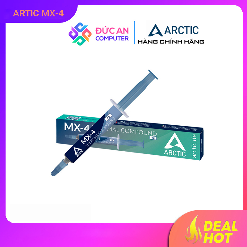 Keo Tản Nhiệt CPU Arctic MX-4 Thermal Compound  Mẫu Mới Nhất 2024 - Khối Lượng 4 Gram
