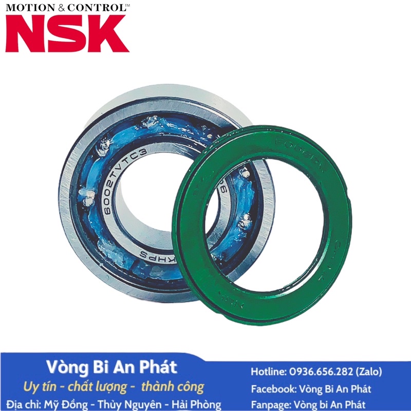Vòng bi NSK 6002 DW cao cấp.