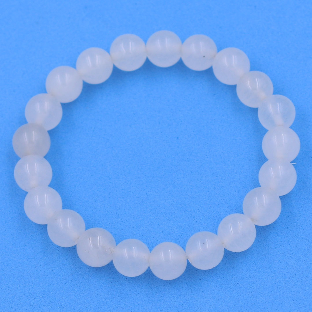 Bracelet quartz stone 8 MM 21 beads