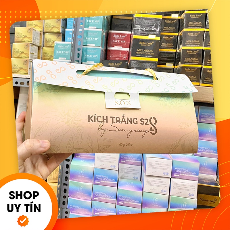 Combo kem tam sắc s2 son - kem body kích trắng tam sắc s2 son - mỹ phẩm s.o.n - 8938532048034