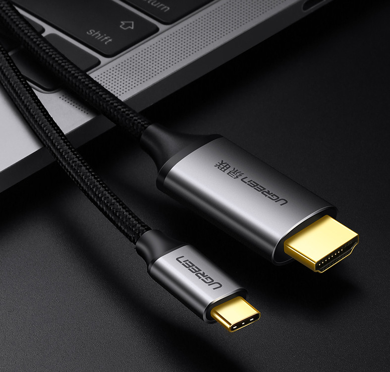 Cáp USB Type C to HDMI Ugreen 50570 dài 1,5m hỗ trợ 3D, 4K