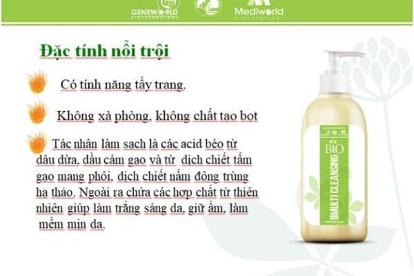 Sữa rửa mặt dịu nhẹ, làm sạch sâu làn da BIO MULTI CLEANSING