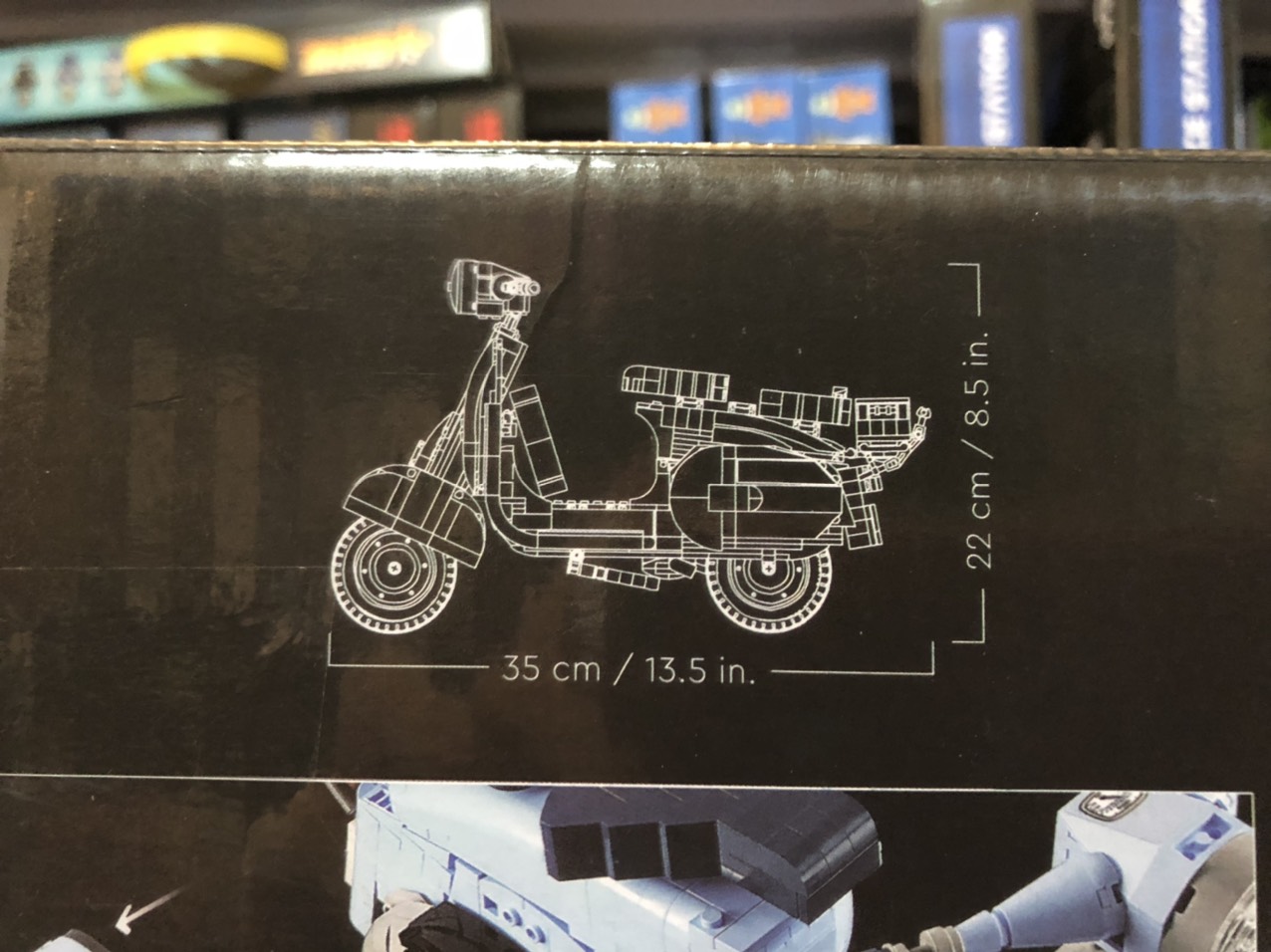 Xếp Hình Leji 9936 ( Xe Vespa 125 Bản Ý 1106 Mảnh )