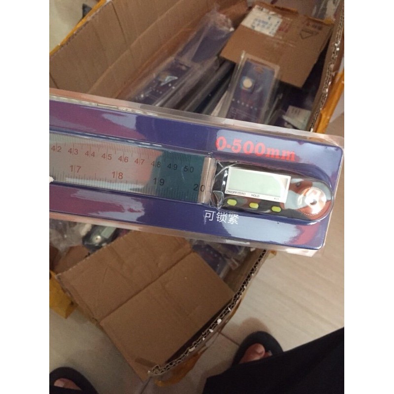 Thước Ke Góc Điện Tử 30cm Xoay 360 Độ