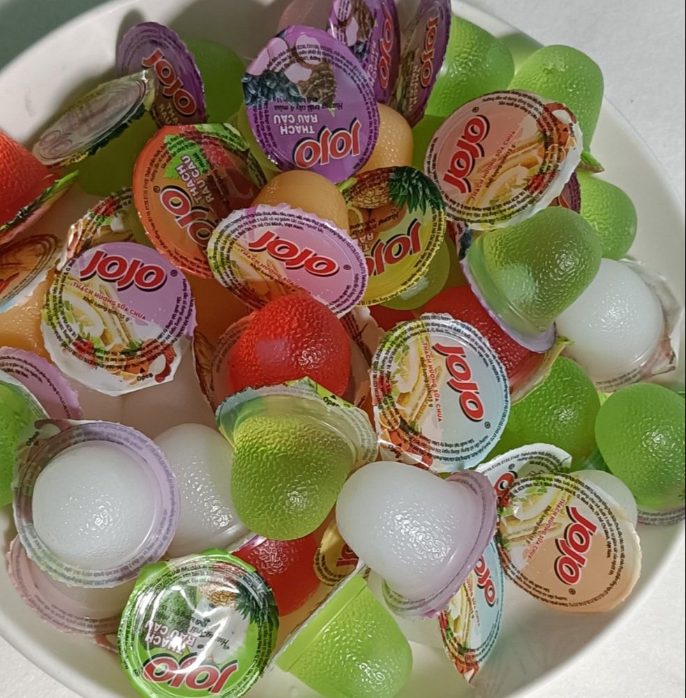 1 thùng (6kg) thạch rau câu trái cây JOJO
