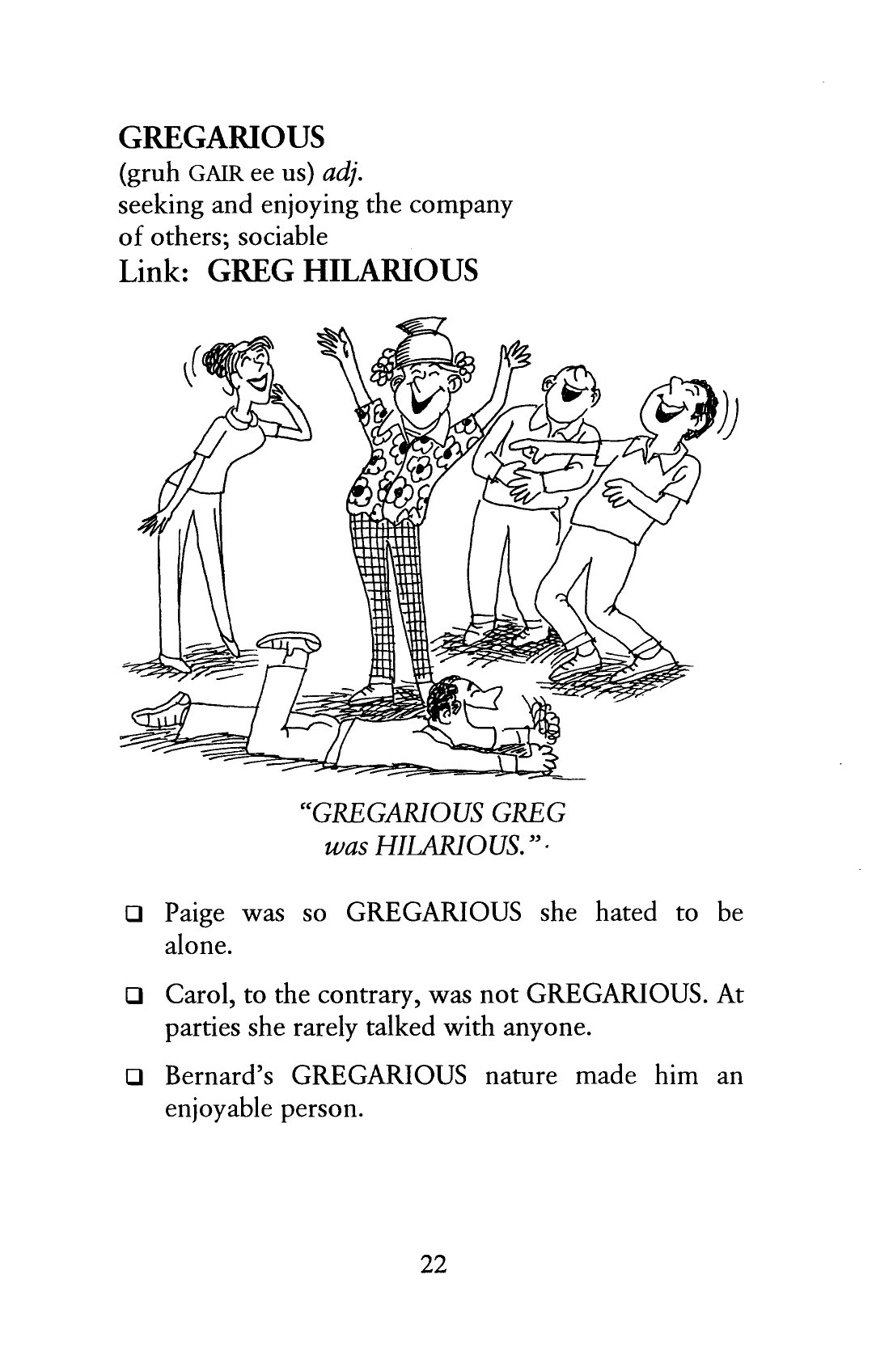 VOCABULARY CARTOONS II SAT WORD POWER (Sách đen trắng)